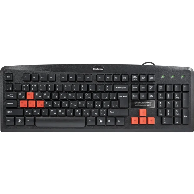 Клавиатура Defender Warhead GK-1100 PS/2